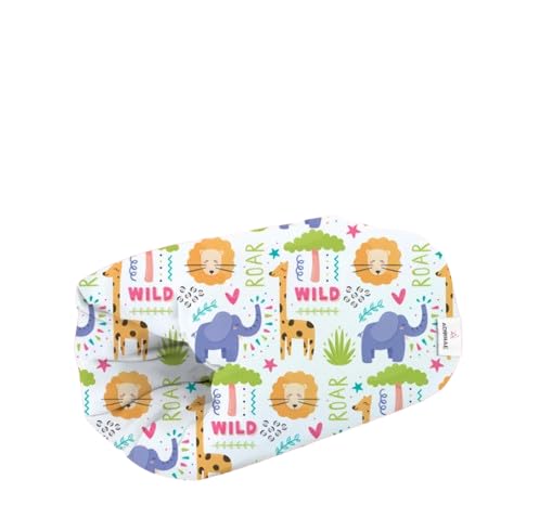 Arm Feeding Pillow for Baby, Soft Nursing Pillow for Comfortable Feeding | Easy-to-Wear Arm Cushion for Mom & Dad |Washable Cover |Ideal for Bottle & Breastfeeding - Animal Print-image-34