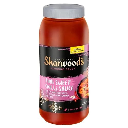 Sharwood's Sweet Chilli Sauce, Sticky & Tangy Asian‑Style Sauce with Gentle Heat, Vegan, Catering Jar, 2.25 kg (Pack of 1)