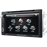 Power Acoustik PD 651B 6.5' Double-DIN in-Dash LCD Touchscreen DVD Receiver with Bluetooth (Renewed)