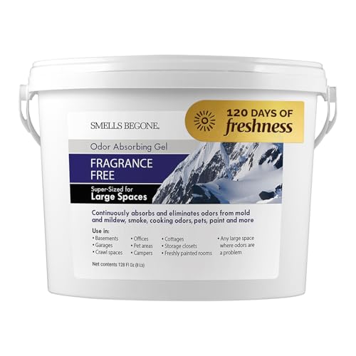 SMELLS BEGONE 1-Gallon Odor Absorber Gel - Air Freshener &