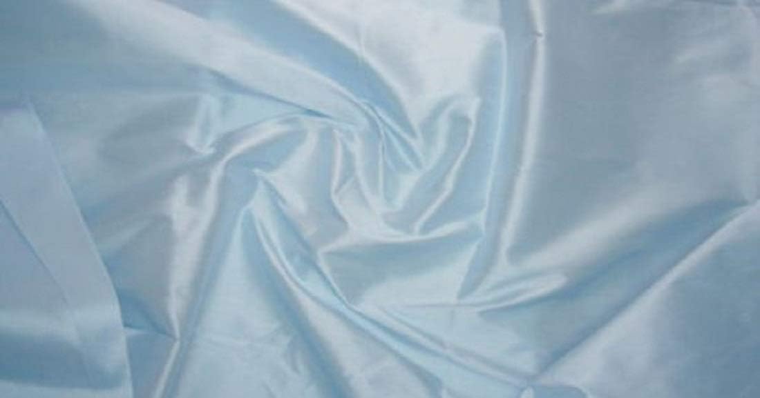 PALE BLUE Shot Taffeta Interior design curtain dress fabric