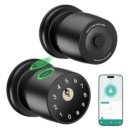 Serrure biométrique et bouton de porte intelligent IRONZON pour une sécurité haute performance