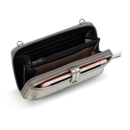 Image of The Sak, Womens, Iris Smartphone Crossbody Bag in Leather