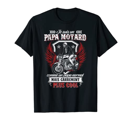 Motard Dad Motorcycle T-Shirt Father's Day Gift T-Shirt