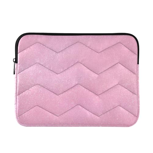 Funda para laptop 13-14 pulgadas impermeable rosa brillo
