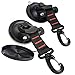 Lot de 2 ventouses d'ancrage avec crochets de fixation - Kit de camping - Ventouse - Crochets de fixation pour store latéral de voiture, tentes, bâches de camping