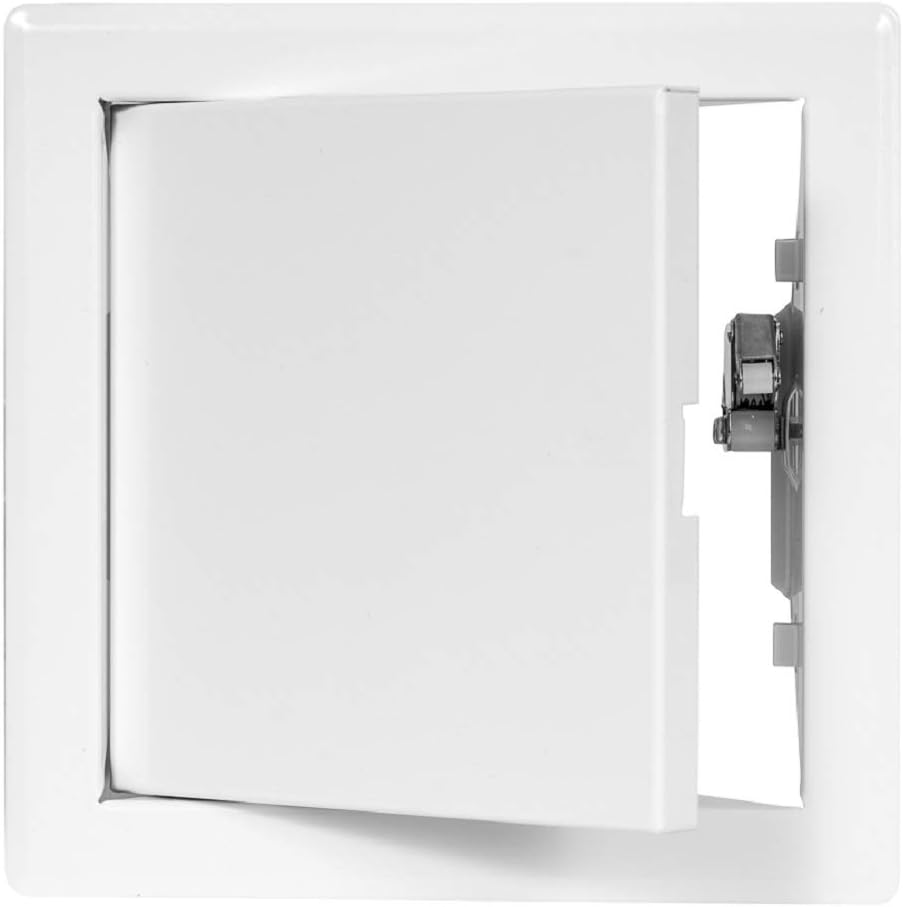 200x200mm / 8x8 inch Metal White Access Panel - Inspection Door - Vision Hatch, 200x200mm / 8x8''