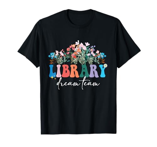 Christmas Dream Library Team Librarian Squad Reading T-Shirt