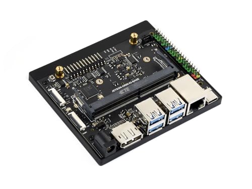 Waveshare Jetson Orin Nano/NX AI Development Board, Based On Jetson Orin Nano and Jetson Orin NX Module, Compatible with Jetson Orin Super Carrier Board