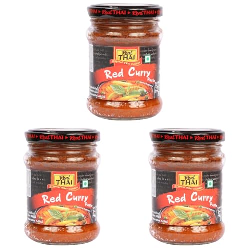 Image of Real Thai Red Curry Paste, 227g (Pack of 3)