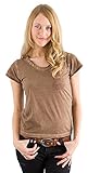 Waschen: waschen30 Wiesnkönig Trachten T-Shirt, Top Fritzi braun S