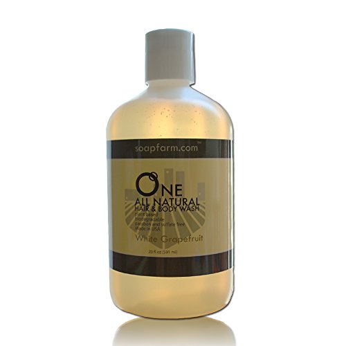 Soap Farm White Grapefruit One Natural Hair & Body Wash 20 oz.