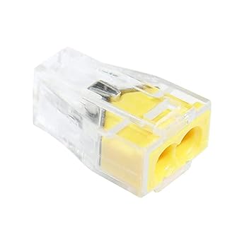 REDGOOSE 100PCS Push-in Wire Connector 20-12AWG Wire Nuts Splice Terminal - 2Port