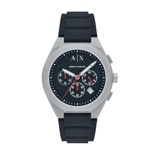 Image of Armani Exchange Analogue Men's Watch (Blue Colored Strap)