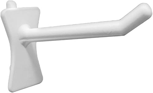 Ganchos PegPro J, Greenleaf Industries, de 1 pulgada y 2 pulgadas, ganchos de plástico seguros para tu organizador de pared, para almacenamiento de