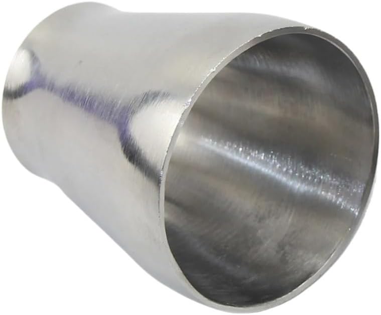 1個 114mm - 89mm パイプ アダプター SS304 ステンレススチール 突合せ溶接 減速機