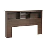 Prepac Full/Queen Bookcase Headboard, Espresso