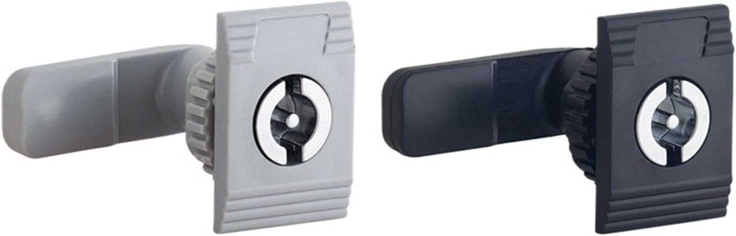 Cabinet Lock MS705-3 Plastic Tongue Latch for Distribution Box – 1 Pc(MS705 3Black)