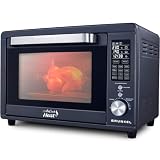 Grunkel HR-40AIRCOOK Horno Eléctrico 40L | Air Fryer | 2000W | 12 Programas | Rustidera Integrada | Convección Independiente | Panel Digital | Temporizador 120 min