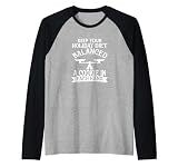 Halten Sie Ihre Urlaubsdiät Gleichgewicht, ein Keks in jeder Hand Raglan ...