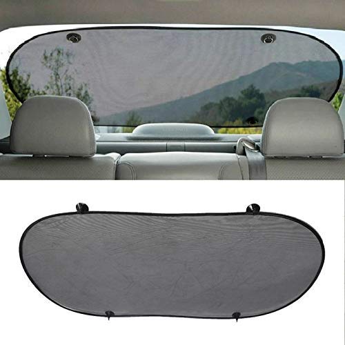 Riloer Parasol para Ventana Trasera de Coche con Ventosa, Fácil Instalación para Niños/Bebés/Mascotas