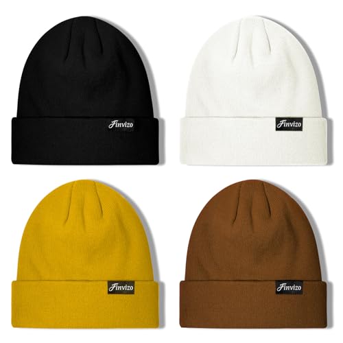 Bonnet d'hiver pour homme et femme : un coffret de 4 bonnets à offrir pour les fêtes