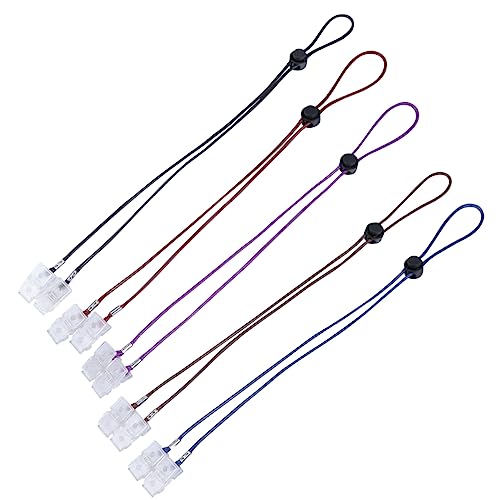 BESTonZON Adjustable Tissue Holder 15 Pcs Bib Holders Clips Kids and Adults Bib Clip 5 Colors (dark)