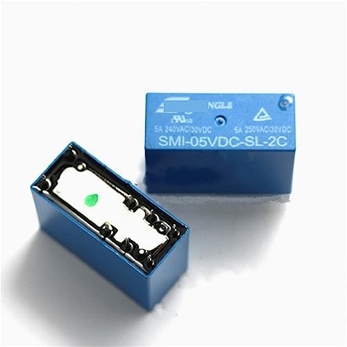 Relais de puissance 5V 12V 24V 8 broches 5A pour circuit imprimé
