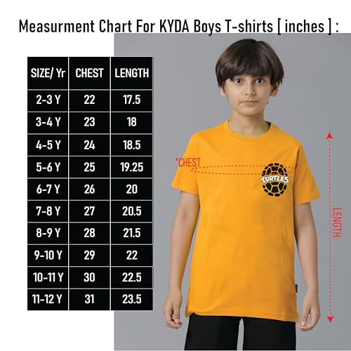 Image of KYDA KIDS 100% Cotton Printed Half Sleeve T-Shirts for Boys (Pack of 2)
