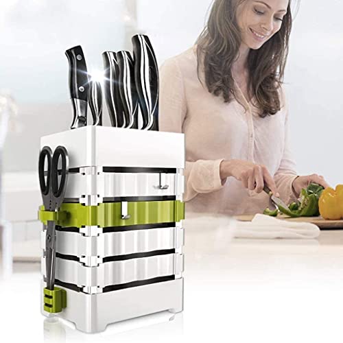 Kitchen Utensils Knife Storage Organizer And Holder, Kitchen Knives Block Organizer With Sticky Adhesive Keeps Your Knife Collection In One Place Individual Knife Holder #TOP7