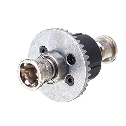 LIUYUNE, Conjunto de Engranaje diferencial 1/16 Repuesto de automóvil RC for Truggy Buggy Curso Corto