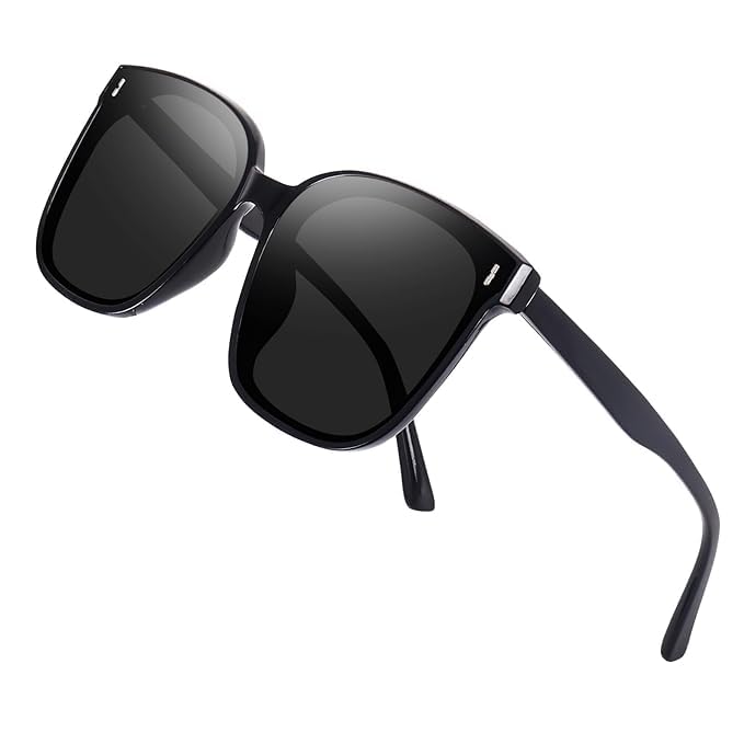eymen i Oversized Square Frame Vintage Polarized Women Sunglasses Cute Trendy Classic Simple Men-picture-29