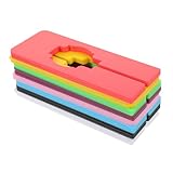 FELTECHELECTR 24 Piezas Separadores para Armario Organizadores de Ropa Reutilizables Divisores de Estante y Percha Plástico Marcadores de Talla para Colgar Separadores Multifunción para Orden