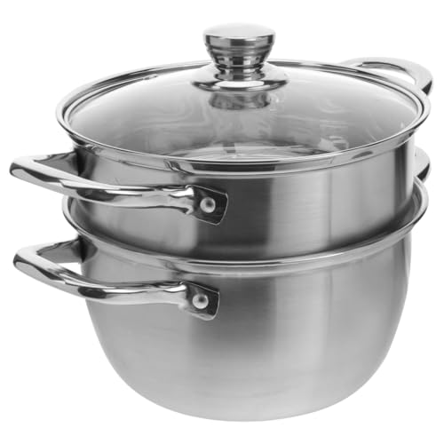 Imagen de ULTECHNOVO Olla De Vapor Doble De Acero Inoxidable 9