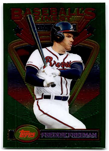 2020 Topps Finest Flashbacks All Stars #86 Freddie Freeman Atlanta Braves Baseball