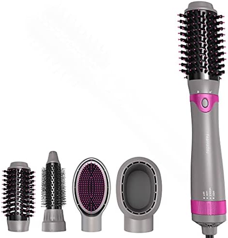 Feamadou Electric Hair Brush,Hot Air Hair Brush,Hair Volumizer Styler Brush, Professional Negative Ion Anti-Frizz Hair Comb