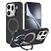 Produktbild Fhyeugfy Magnetisch Case für Oppo Find X9 Pro Hülle mit Ständer,Kompatibel mit MagSafe Stoßfest Schutzhülle Handyhülle-Schwarz
