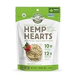 Manitoba Harvest Organic Hemp Hearts Shelled Hemp Seeds, 340g; 10g Plant-Based Protein & 12g Omegas per Serving, Whole 30 Approved, Vegan, Keto, Paleo, Non-GMO, Gluten Free