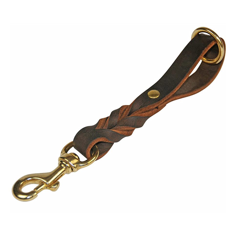 Correa Corta for Perros, Resistente, de 30 cm, un Solo Paso, Correa tracción for Mascotas, Cuero for Entrenamiento Paseo