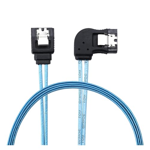 Cable de Datos SATA 30 cm Ángulo Recto 12 Gbps