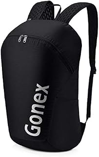 Gonex Packable Backpack,32L Lightweight Foldable Daypack Black