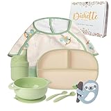 [🌿 Sécurité & matériaux] Chez Bichette for baby, la qualité prime. Nous utilisons uniquement du silicone certifié de qualité alimentaire ultra-sûr, du coton doux sans BPA, PVC ni phtalate, garantissant une sécurité maximale pour bébé. Chaque matière est choisie pour sa douceur et sa résistance, offrant une vaisselle bebe durable et saine. Ce set repas bébé inclut des éléments pensés pour le bien être de votre tout-petit, de la cuillere bebe 1er age au bavoir.