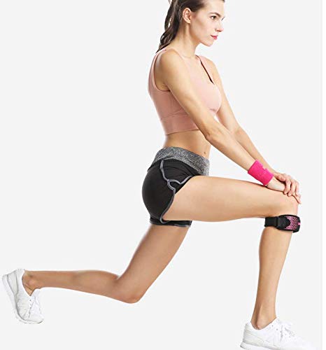 2 pacotes de joelheiras para cinto patelar cinto de compressão joelheiras para escalada ao ar livre