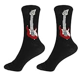 verschiedene gitarren bilder Musikersocken mugesh Musik-Socken E-Gitarre (43/45) - Schönes Geschenk für Musiker