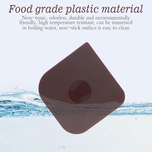 Image of 5 Pcs Plastic Pan Pot Scraper Food Pan Dish Scraper Tool Set Nylon Non-Scratch Polycarbonat Skillet Cleaner Sturdy Kitchen Tool For Pots And Pans