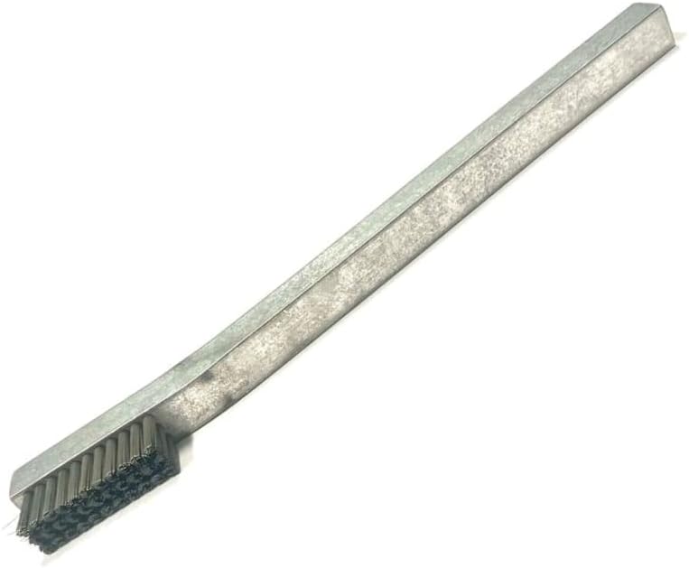 Techni-Pro 758ST043 - Scratch Brush, Stainless/Aluminum, Black, 6-7/16'