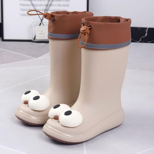 Bottes en caoutchouc enfants filles garçons imperméables coupe-vent design