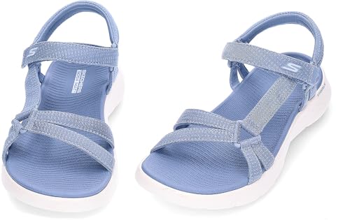Image of SKECHERS Women's GO Walk Flex Sandal - Illuminate Hands Free Slip-ins Fisherman