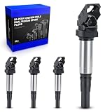4PCS UF598 Ignition Coils Pack for 2007-2015 Mini Cooper, 2011-2016 Mini Cooper Countryman, 2013-2016 Cooper Paceman, 2008-2011 Peugeot 207 1.6L L4 Replace# C1692 12137575010 5C1749 GN10328