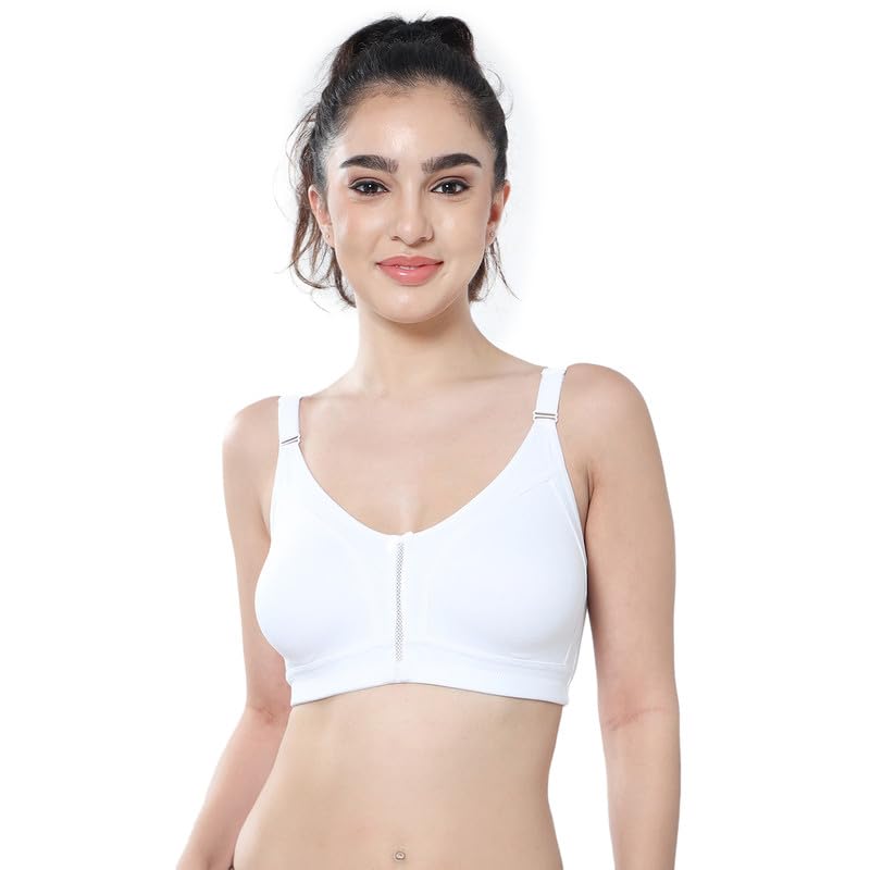 envie 1106 Wirefree Full Non Padded Full Coverage Comfort Womens T-Shirt Bra -Soft and Smotth Adjustable Straps Double Layered - 200 GSM Cotton Bra-picture-35